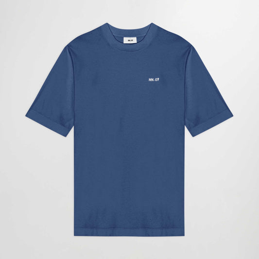 NN.07 Bering Sea Cototn Logo T-shirt – vooraanzicht