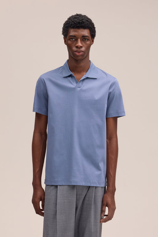 NN.07 Paul 3525 Polo Organic Cotton Stone Blue