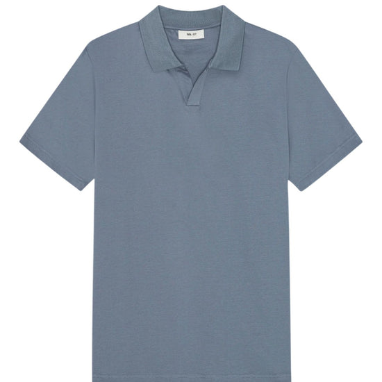 Stone Blue Paul SS Organic Cotton Polo