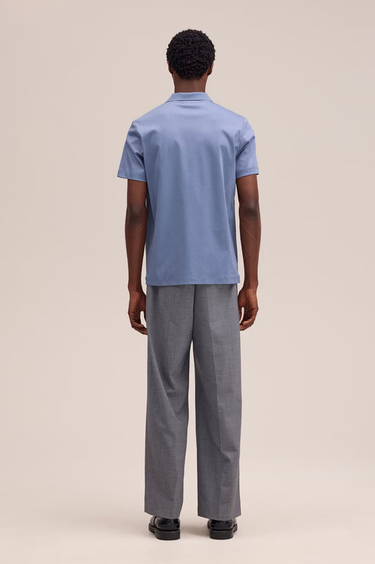 NN.07 Paul 3525 Polo Organic Cotton Stone Blue