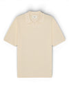 Ivory Paul Knitted Textured Cotton Polo