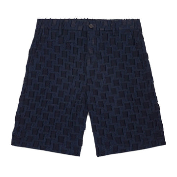 NN.07 Paw Loose Fit Lenzing Shorts Navy Blue – vooraanzicht