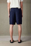 NN.07 Paw Loose Fit Lenzing Shorts Navy Blue – productbeeld 3