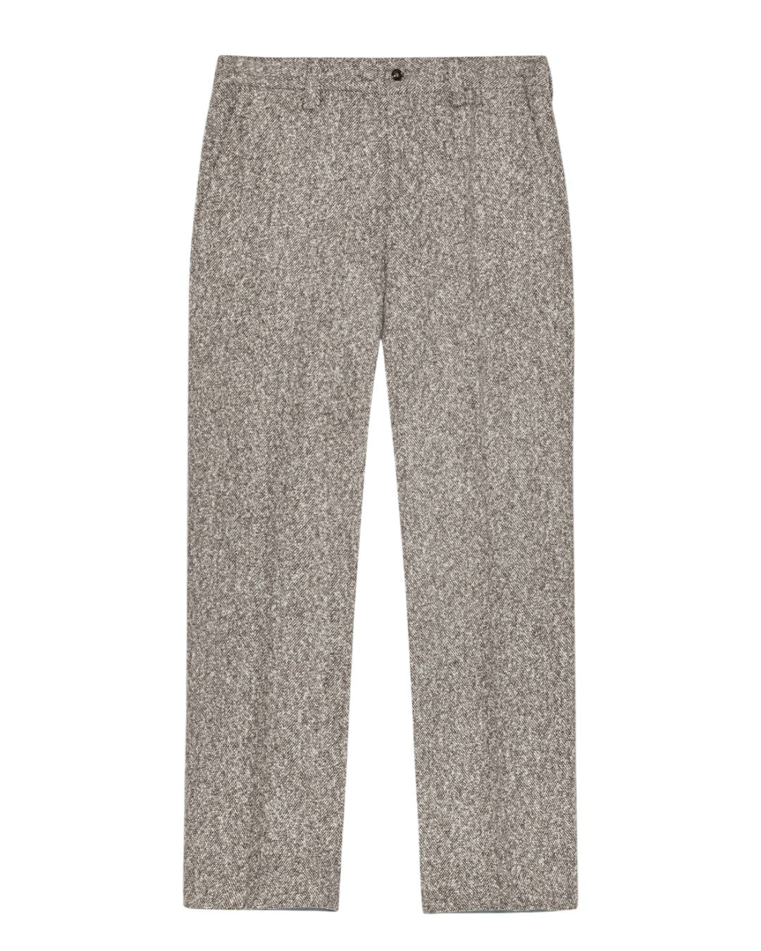 NN.07 Paw gemeleerde broek in Dusky Port, productfoto vooraanzicht
