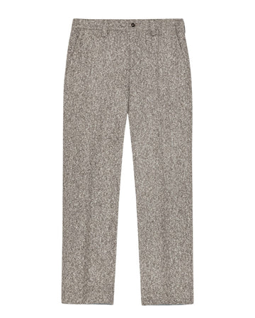 NN.07 Paw gemeleerde broek in Dusky Port, productfoto vooraanzicht