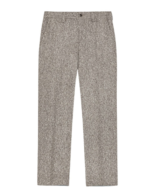 NN.07 Paw gemeleerde broek in Dusky Port, productfoto vooraanzicht