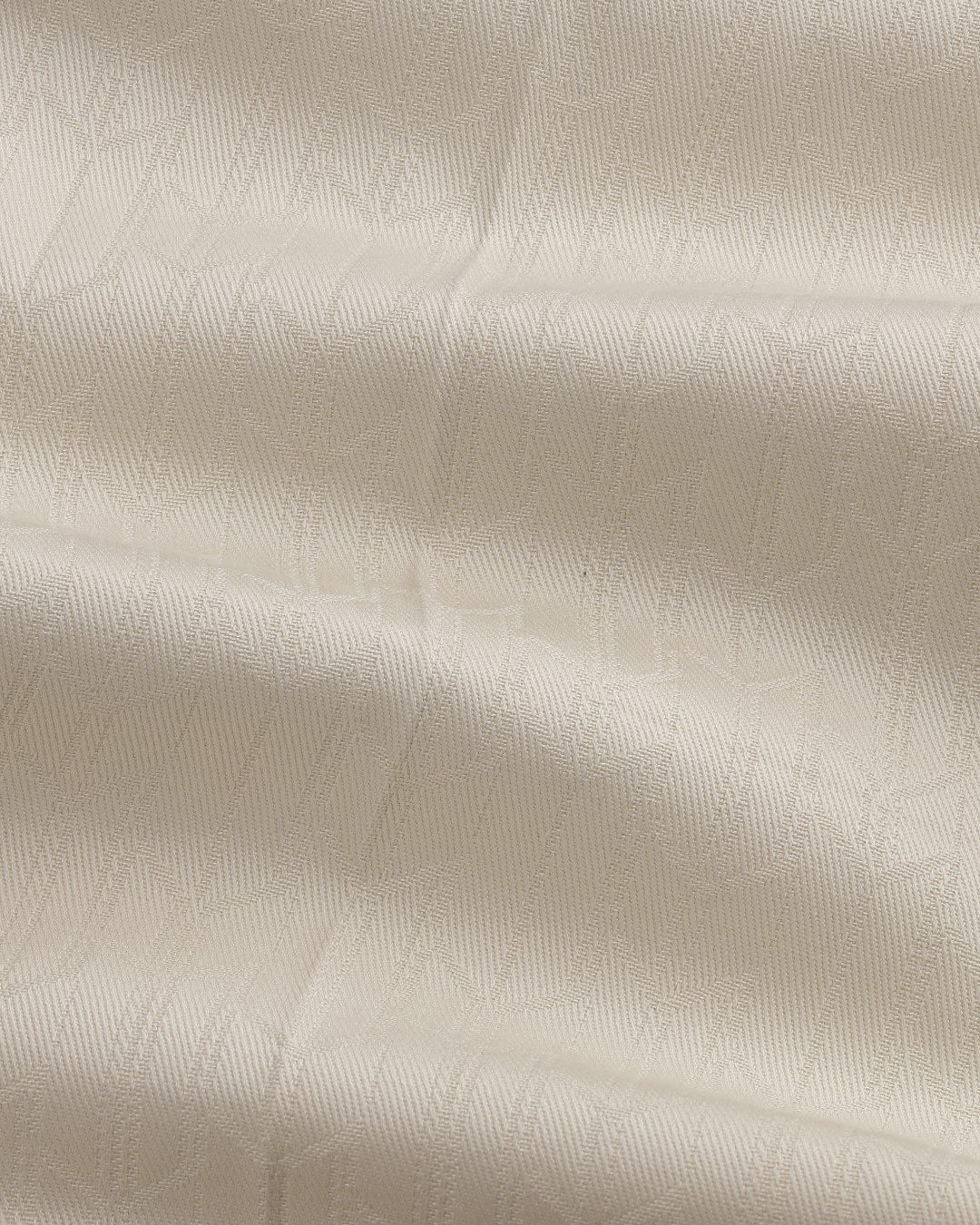 NN.07 Paw ivoorkleurige broek, detail stofstructuur