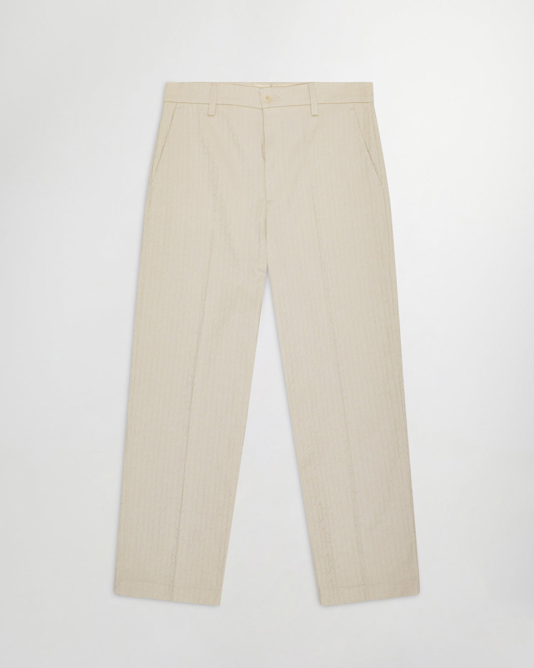 NN.07 Paw ivoorkleurige broek, productfoto vooraanzicht