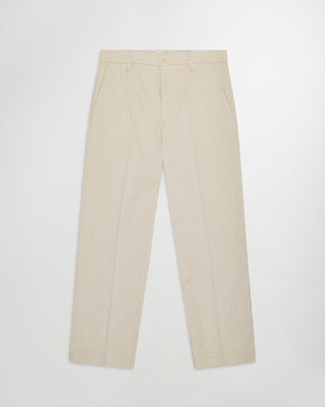 NN.07 Paw ivoorkleurige broek, productfoto vooraanzicht