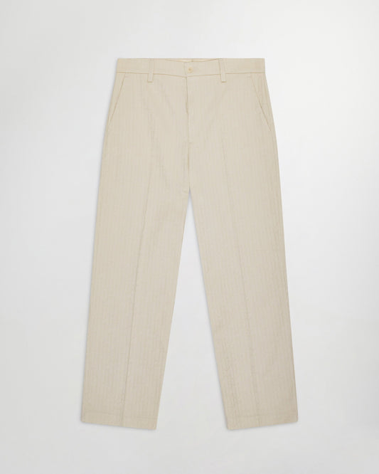 NN.07 Paw ivoorkleurige broek, productfoto vooraanzicht