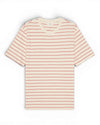 Chili Glow Pedro SS Yam Dyed Striped Crepe Jersey T-shirt