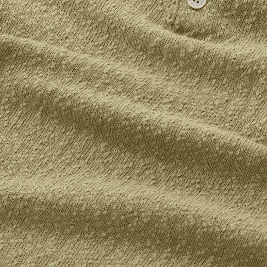NN.07 Randy Boucle Yarn Polo Evergreen – productbeeld 2