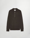NN.07 Demitasse Sergio Wool Blend Zip Pullover – vooraanzicht
