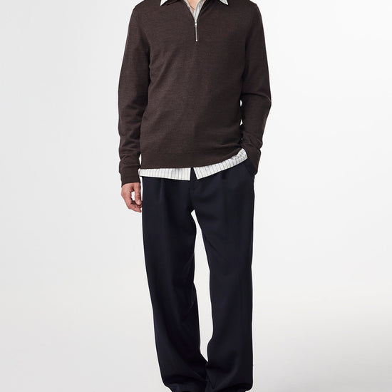 NN.07 Demitasse Sergio Wool Blend Zip Pullover – productbeeld 4