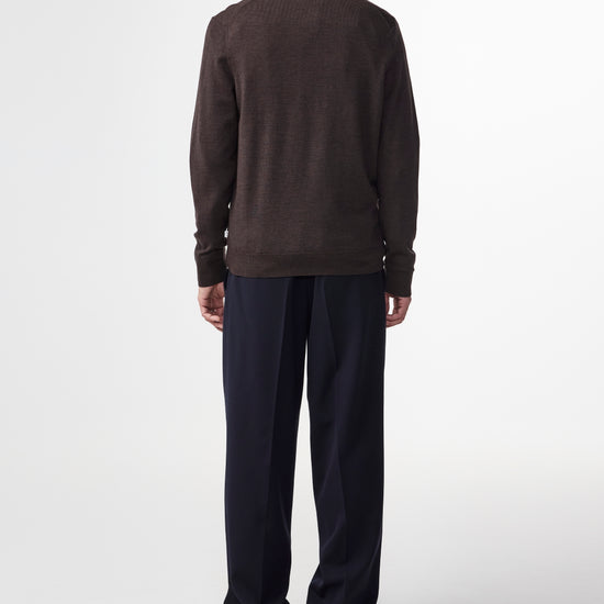 NN.07 Demitasse Sergio Wool Blend Zip Pullover – productbeeld 5