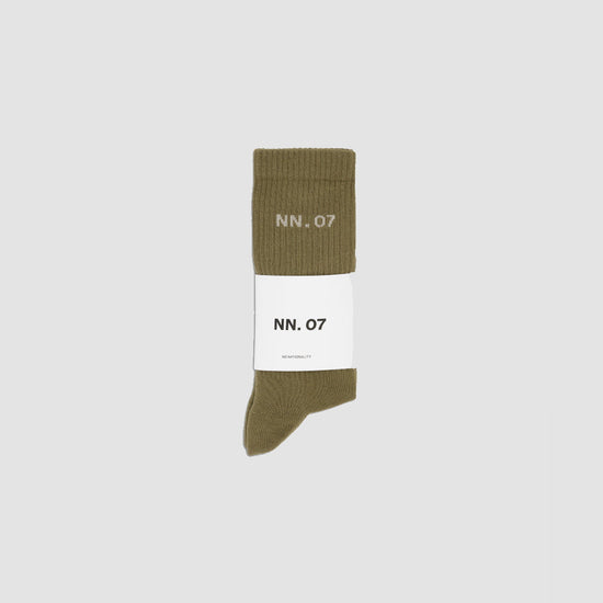 NN.07 Ten Wool Cashmere Socks Firene – detailbeeld