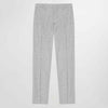 NN.07 Theo lichtgrijs gemeleerde broek, productfoto vooraanzicht