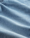 NN.07 Tony lichtblauwe jeans, detail denimstructuur