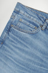 NN.07 Tony lichtblauwe jeans, detail voorzak