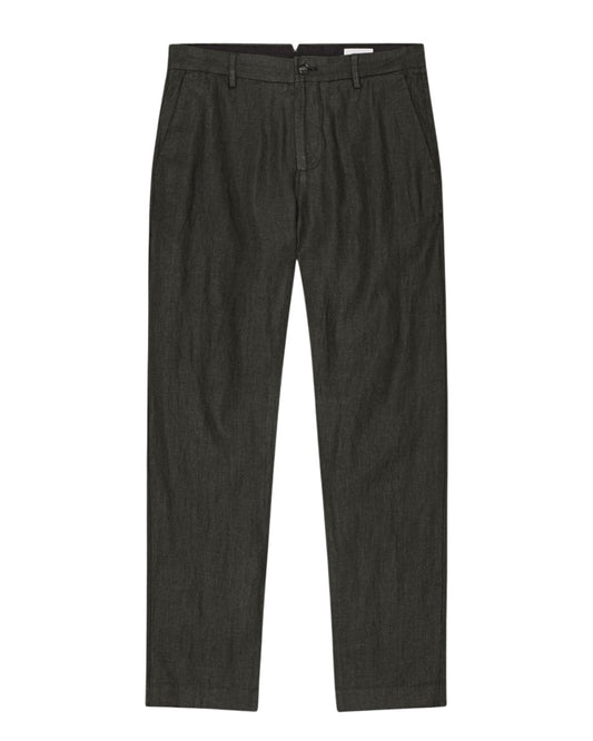 NN.07 Aden 1454 Trousers Linen Regular Fit Dusky Port