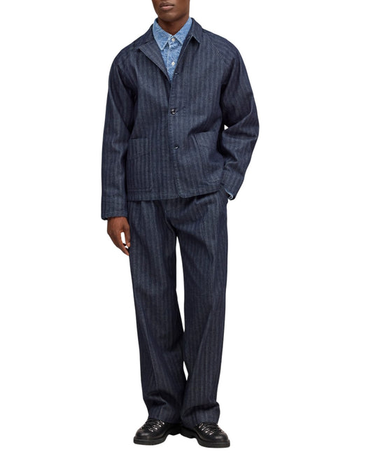 NN.07 Aiko 10093 Denim Blazer Dark Denim – productbeeld 3 van 6