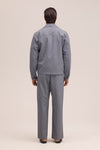 NN.07 Alban 10037 Overshirt Wool Blend Grey Melange