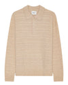 NN.07 Alfie Wool Cashmere Polo Ivory – productbeeld 1 van 6