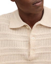 NN.07 Alfie Wool Cashmere Polo Ivory – productbeeld 6 van 6