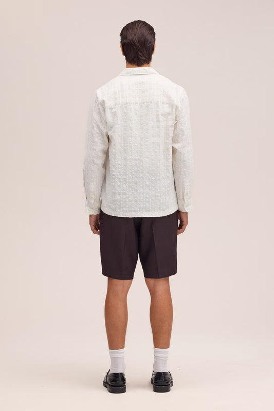 NN.07 Ben 50041 Shirt Lyocell Relaxed Fit Ivory