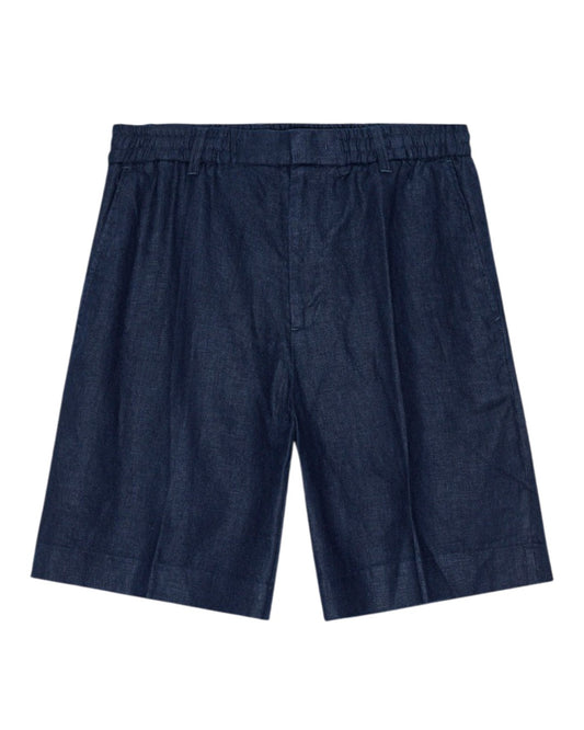 NN.07 Billie 1454 shorts linen regular fit navy