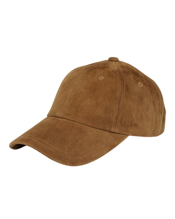 NN.07 Leather Dad Cap Camel – productbeeld 1 van 3
