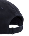 NN.07 Leather Dad Cap Deep Navy – productbeeld 3 van 3