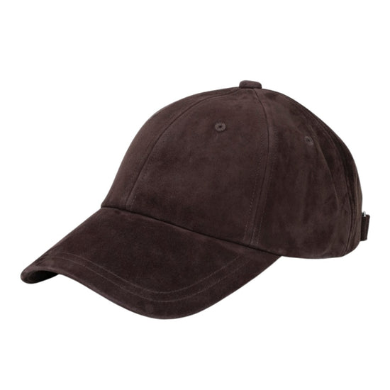 NN.07 Leather Dad Cap Deep Truffle – productbeeld 1 van 3