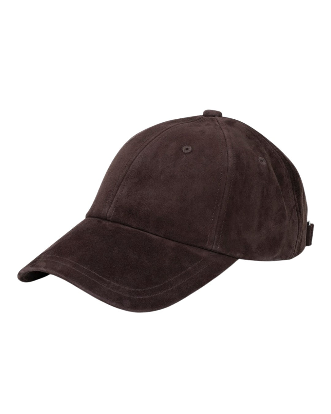 NN.07 Leather Dad Cap Deep Truffle – productbeeld 1 van 3