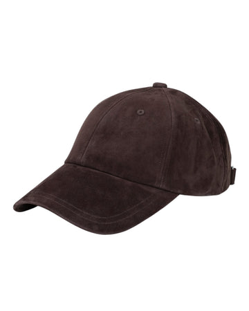 NN.07 Leather Dad Cap Deep Truffle – productbeeld 1 van 3