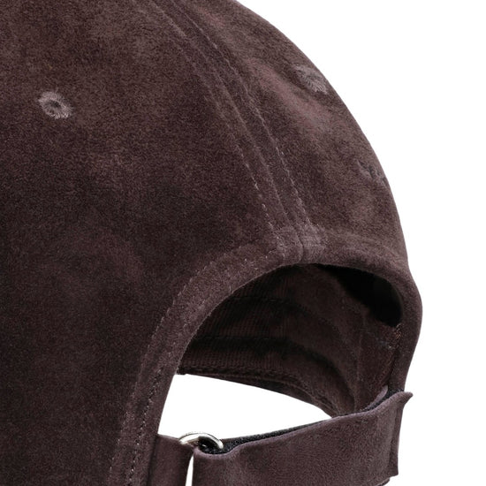 NN.07 Leather Dad Cap Deep Truffle – productbeeld 3 van 3