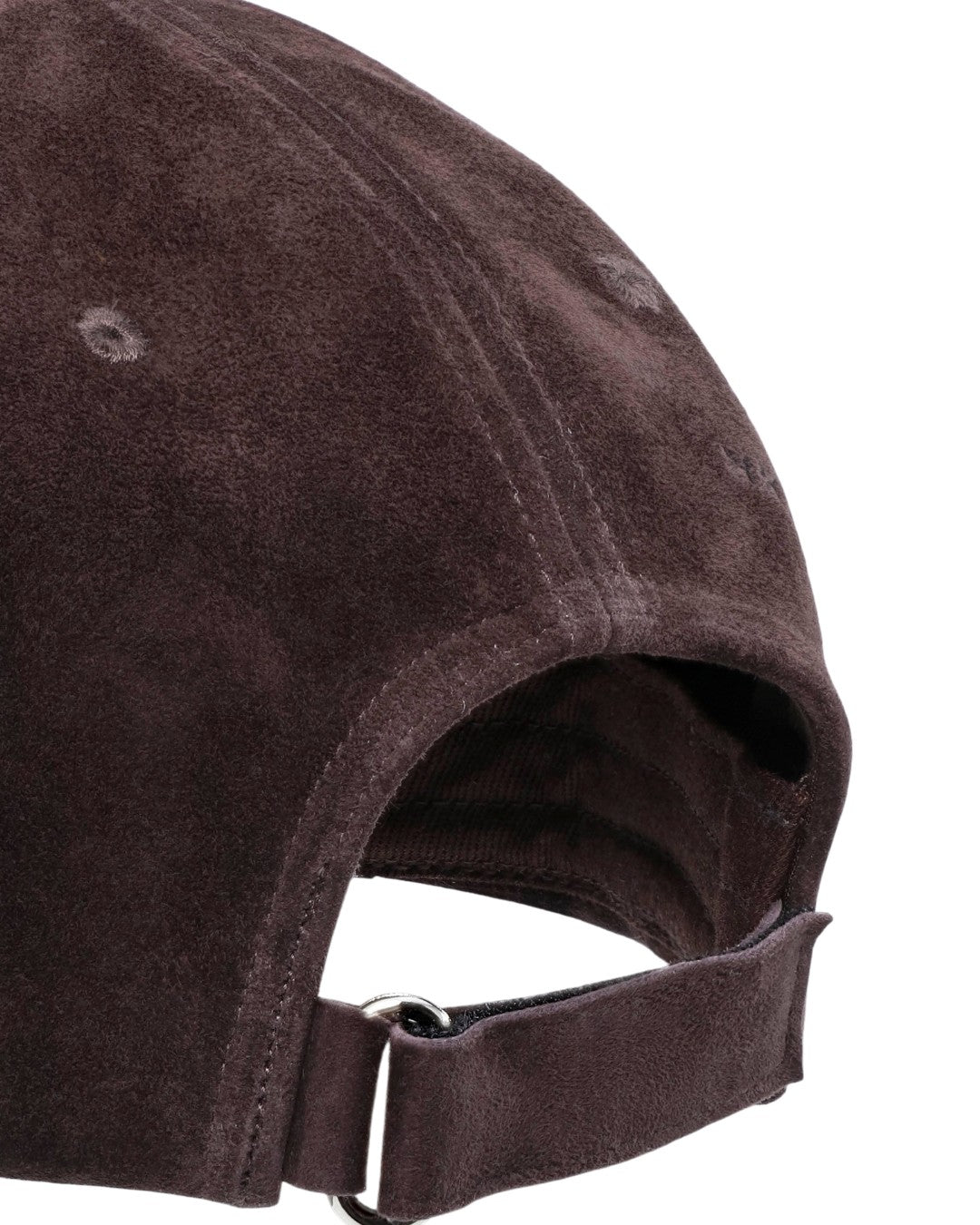 NN.07 Leather Dad Cap Deep Truffle – productbeeld 3 van 3