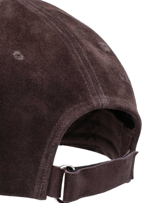 NN.07 Leather Dad Cap Deep Truffle – productbeeld 3 van 3