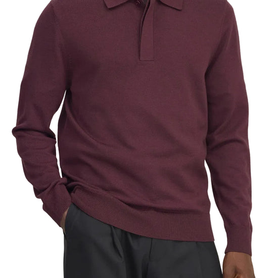 NN.07 Emerson 6605 Merino Wool Polo Winetasting – productfoto 2 – Checkpoint Mol