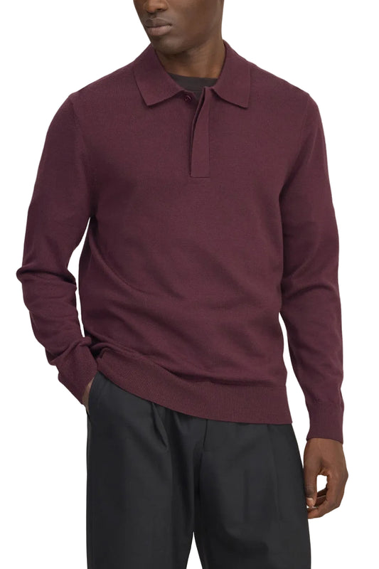 NN.07 Emerson 6605 Merino Wool Polo Winetasting – productfoto 2 – Checkpoint Mol