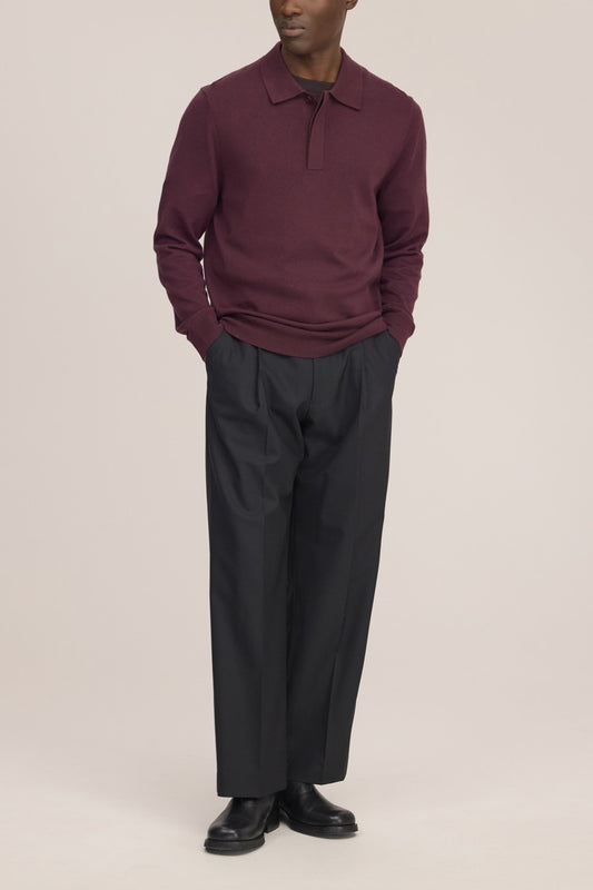 NN.07 Emerson 6605 Merino Wool Polo Winetasting – productfoto 3 – Checkpoint Mol