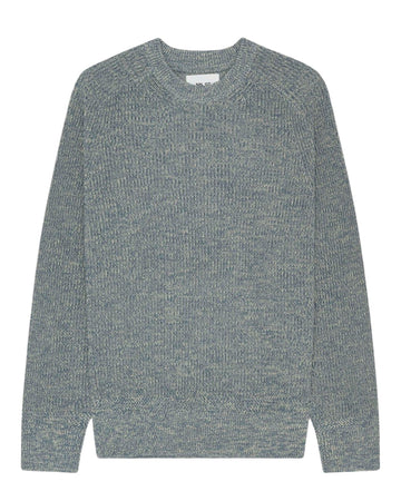 NN.07 Evan 6470 Cotton Crewneck Concrete Sky – productbeeld 1 van 5