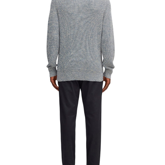 NN.07 Evan 6470 Cotton Crewneck Concrete Sky – productbeeld 5 van 5