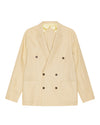 NN.07 Jordin 1454 vest linen double breasted honey silk