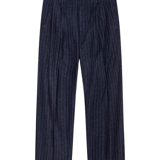 NN.07 Justin 10093 jeans in Dark Denim met visgraatstructuur – productbeeld 1