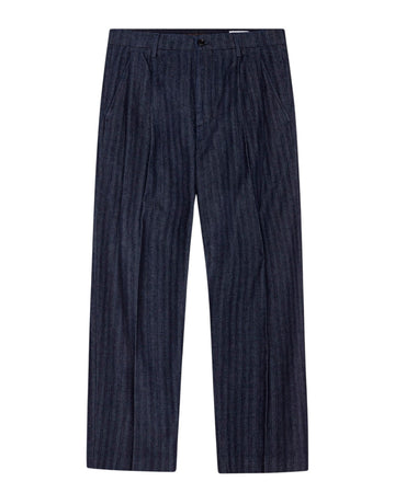 NN.07 Justin 10093 jeans in Dark Denim met visgraatstructuur – productbeeld 1