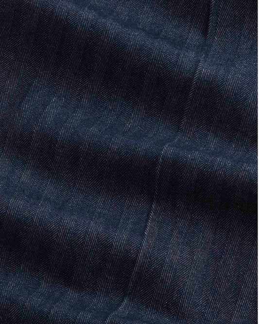 NN.07 Justin 10093 jeans in Dark Denim met visgraatstructuur – productbeeld 2