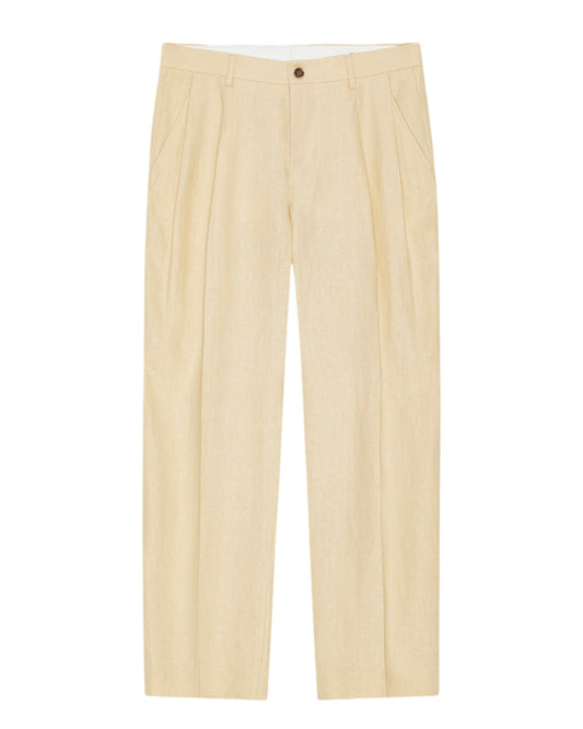 NN.07 Justin 1454 trousers linen wide fit honey silk