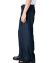 Deep Navy Kay Linen Blend Relaxed Fit Trousers