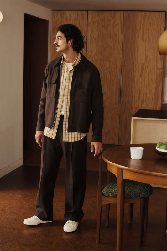 NN.07 Kay 1808 Trousers Linen Blend Relaxed Truffle